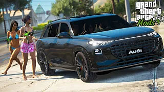 FUGA DA POLICIA COM AS NOVINHA DE AUDI Q6 - GTA 5 MODS