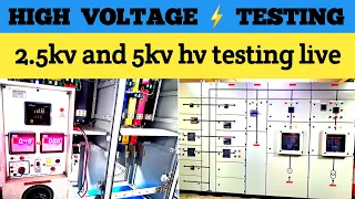 high voltage testing live कैसे करते है || hv testing सिखे ||