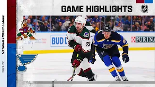 Coyotes @ Blues 11/16/21 | NHL Highlights