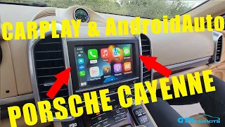 How to install Wireless CarPlay and Wireless AndroidAuto in Porsche Cayenne 2012-2016 touch screen