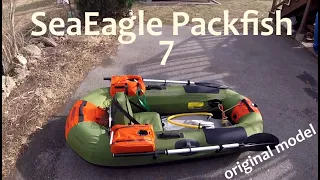 SeaEagle Packfish 7 inflatable fishing raft owner review, tips, pros and cons. (Original model)