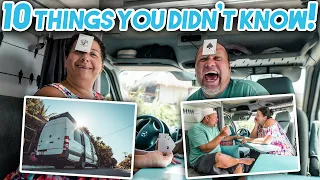 VAN LIFE COUPLE [10 Things You Did Not Know]