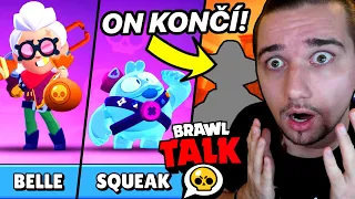 EXTREME UPDATE! NEW BRAWLER BELLE a SQUEAK! | Brawl Stars Brawl Talk CZ/SK