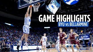BYU Basketball vs Bellarmine | Game Highlights 2023