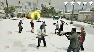 GTA 5 Franklin, Lamar, Michael, Trevor, Jimmy, Chef, Ron and Wade's FIVE STAR ESCAPE (GROVE STREET)