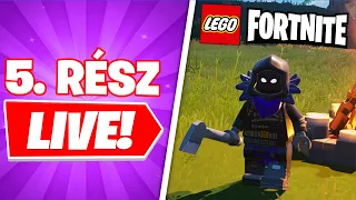 AZ ÉLŐ ADÁS! 🔴 LEGO Fortnite #5