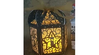 Christmas Ornaments, Gifts & Decor 2016 - Tonic Studios' Lantern Box with Starry Colors watercolors