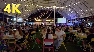 [4K] Bangna local night market, Ton Sai Market in the evening / Bangkok