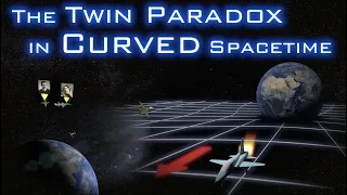 Even More Paradoxical: The Twin Paradox in Curved Spacetime