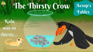 Thirsty Crow Story in English | Moral stories for Kids | Bedtime Stories Children #childrenstories