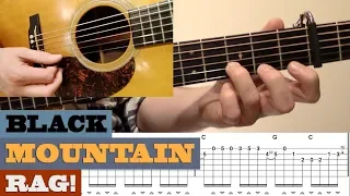 "Black Mountain Rag" | Doc Watson - Traditional Bluegrass Guitar Lesson with TAB