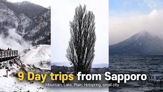 🇯🇵 9 AMAZING day trips from Sapporo, Hokkaido, Japan