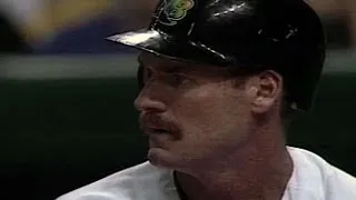 Wade Boggs hits the first home run in Rays history