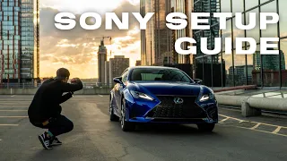 Best Sony settings for CAR VIDEOS | Sony Setup Guide for Video and Photo