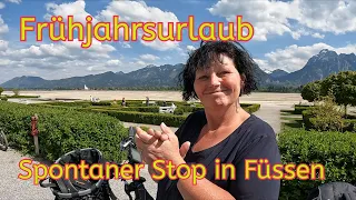 Frühjahrsurlaub, spontaner Stop in Füssen