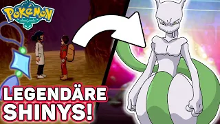 EINFACH legendäre Shiny Pokemon fangen! | Pokemon Schwert & Schild DLC Schneelande der Krone