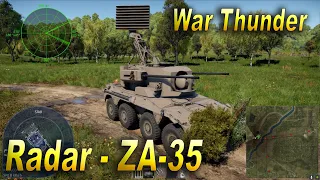 War Thunder How To Use Radar ZA 35 War Thunder Tutorial