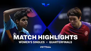 Archana Girish Kamath vs Doo Hoi Kem  | WTT Star Contender Doha | Women's Singles | Quarterfinals