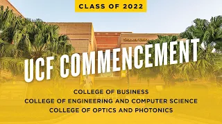 UCF Fall 2022 Commencement | December 16 at 9 a.m.