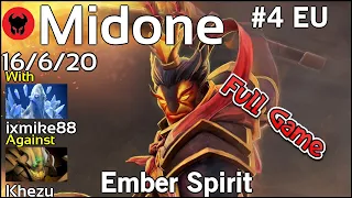 Midone [Secret] plays Ember Spirit!!! Dota 2 Full Game