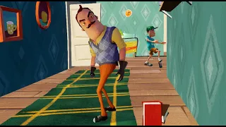 beating hello neighbor pre alpha, alpha 1, alpha 2 and act 1 without being spotted