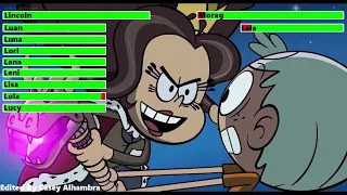 The Loud House Movie (2021) Final Battle with healthbars (OLD VERSION)