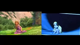 Disney's Tangled - Hair Troubles (Hair Simulation Failures/Bloopers/Outtakes)