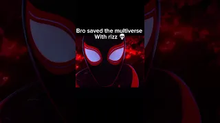Who knew Spider-Man had rizz 💀 #spiderman #milesmorales #edit #fyp #youtubeshorts