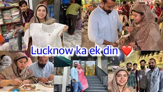 Pehli baar LUCKNOW dekha 😍 | shopping ki aur Khaya 😍 | vlog