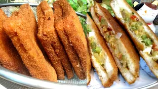 Fried Croquette Toast || Korean Street Food Recipe By Somi Recipes