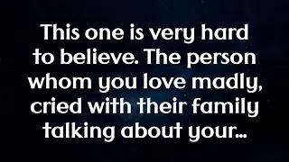 🤯This one is very hard to believe.💔 The person whom you love badly, cried with..😭 Twinflame Reading