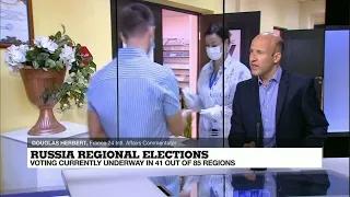 Russians head to regional polls in shadow of Navalny poisoning