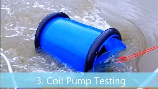 River Powered Coil Pump