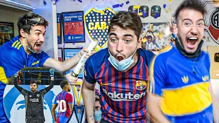 Barcelona 1 (2) - (4) 1 Boca | Reacciones de Amigos | Copa Diego Maradona