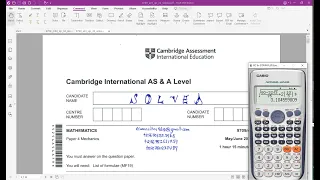 9709/42/M/J/23 --- CAIE AS & A LEVEL MECHANICS 1 MAY_JUNE 2023 Paper 42