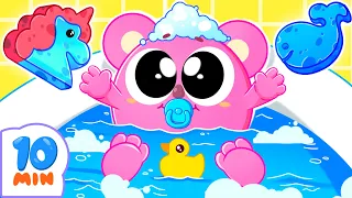 Bath Song | Funny Songs For Baby & Nursery Rhymes by Toddler Zoo