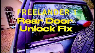 Freelander 1 Rear Door Fix - Door Won’t Open - Easy Fix!