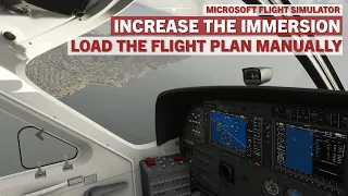 Creating A Flight Plan in the G1000 | Microsoft Flight Simulator Tutorial