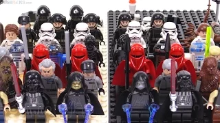 New vs Old: LEGO Star Wars Death Star minifigs compared