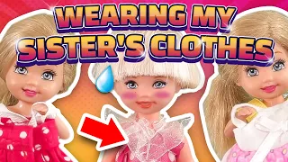 Barbie - Wearing My Sister’s Clothes for 24 Hours | Ep.233