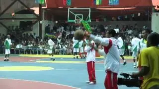 Comores/Madagascar, Echauffement / Final Basket-ball - (8èm Jeux des CJSOI)