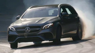 Head2Head Mercedes-Benz AMG E63 S Wagon Tire Rack Hot Lap