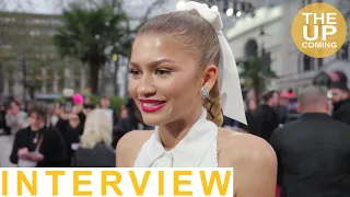 Zendaya on Challengers, Luca Guadagnino, tennis at London premiere