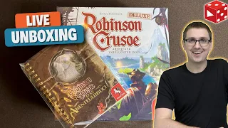 Robinson Crusoe Deluxe + Das Abenteuerbuch • Live Unboxing