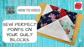 How to Get Perfect Points on your Quilt Blocks