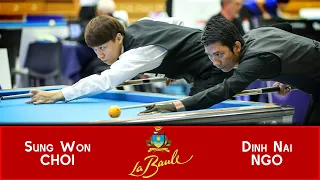 3-Cushion World Cup La Baule 2018 Choi Sung-Won vs Dinh Nai Ngo