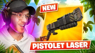 FAIRE TOP 1 avec le NOUVEAU PISTOLET LAZER sur FORTNITE ( C'est trop CHEAT )