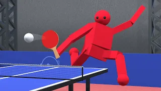 AI Learns Table Tennis