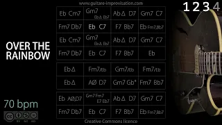 Over The Rainbow  (Jazz/Ballad feel) 70 bpm : Backing Track
