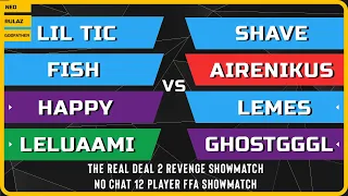 HAPPY IN A 12 PLAYER FFA - The Real Deal 2 Revenge Showmatch